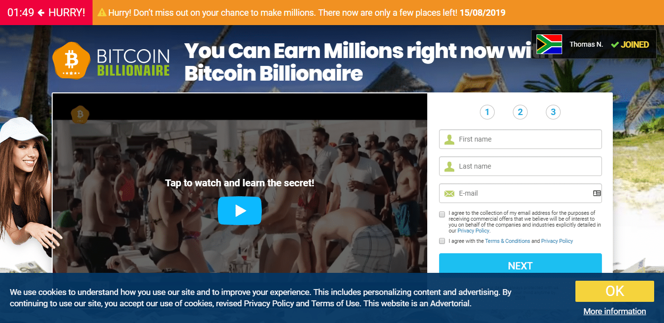 Bitcoin Billionare ¿Cómo se utiliza la aplicación Bitcoin Billionare?